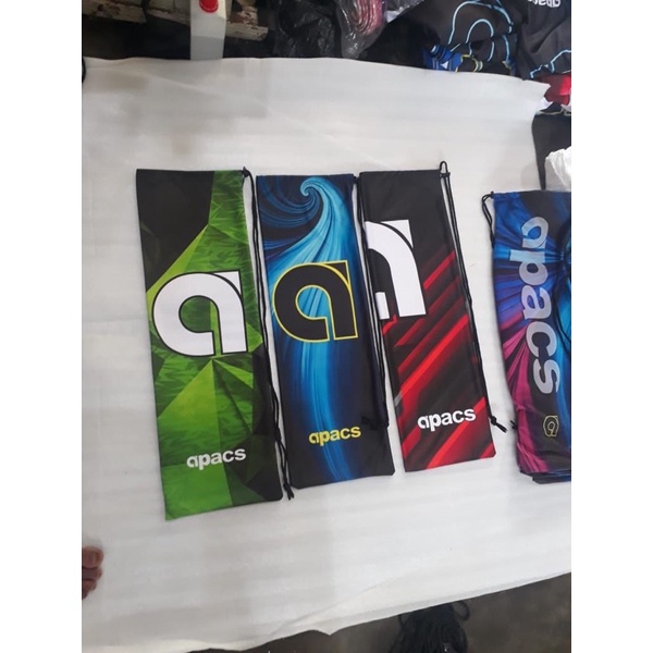TAS COVER RAKET BADMINTON APACS FULL PRINT