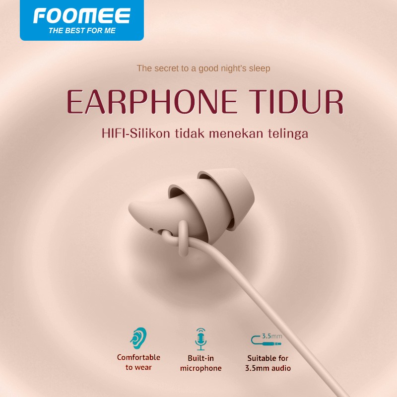 Foomee QA25 IN-EAR Sleep Wired Headset