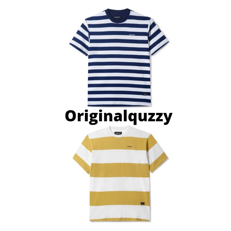 T-SHIRT ORIGINAL QUZZY - FLAX - MARINE