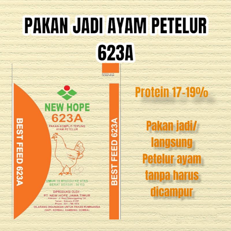 pakan pur ayam petelur komplit 623A 623