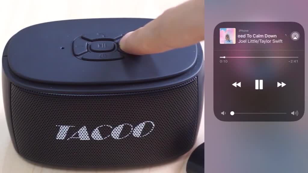 TACOO Bluetooth Wireless Speaker Mini TAP5610 + Radio