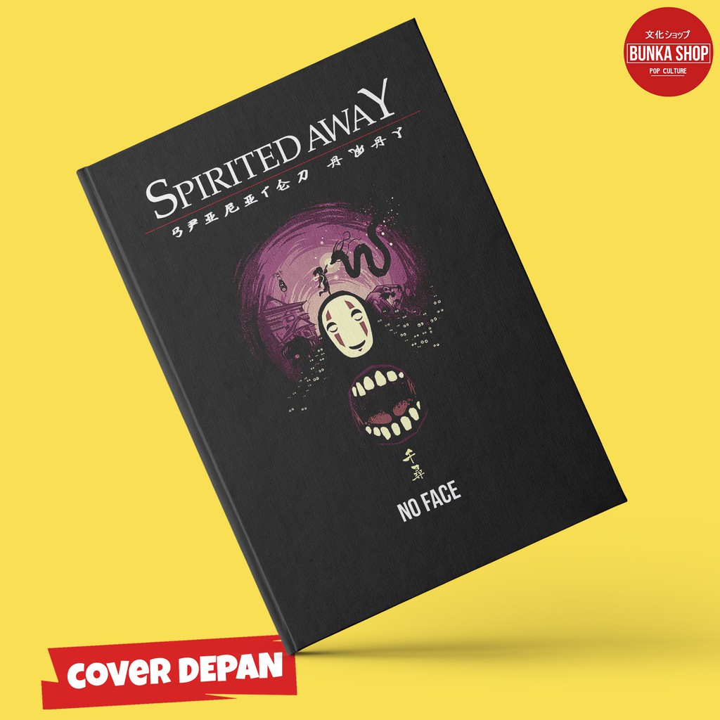 

Note Book Hardcover Anime Spirited Away No Face Ukuran A5 Buku Tulis Catatan Note Agenda Planner Jurnal Notebook Gift Couple