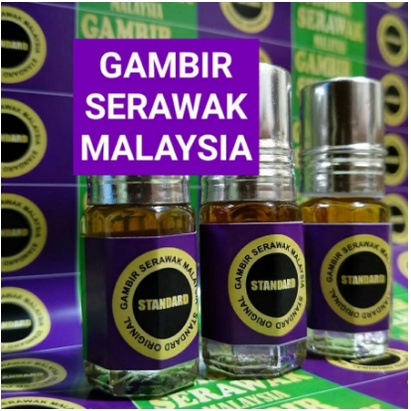 GAMBIR SERAWAK CAIR ORIGINAL STICKER UNGU ASLI BORNEO
