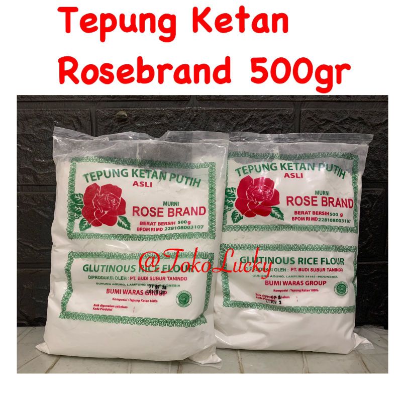 

Tepung Ketan Rose Brand 500gr / Tepung Ketan Rose Brand 500gr
