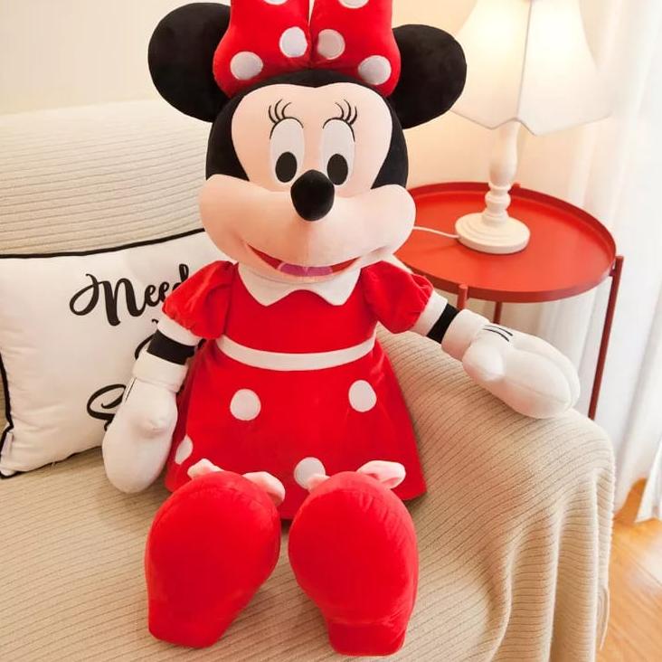 Diskon Besar Boneka Miki Mini / Boneka  Mouse Minnie Mouse Ukuran Besar XL Termurah