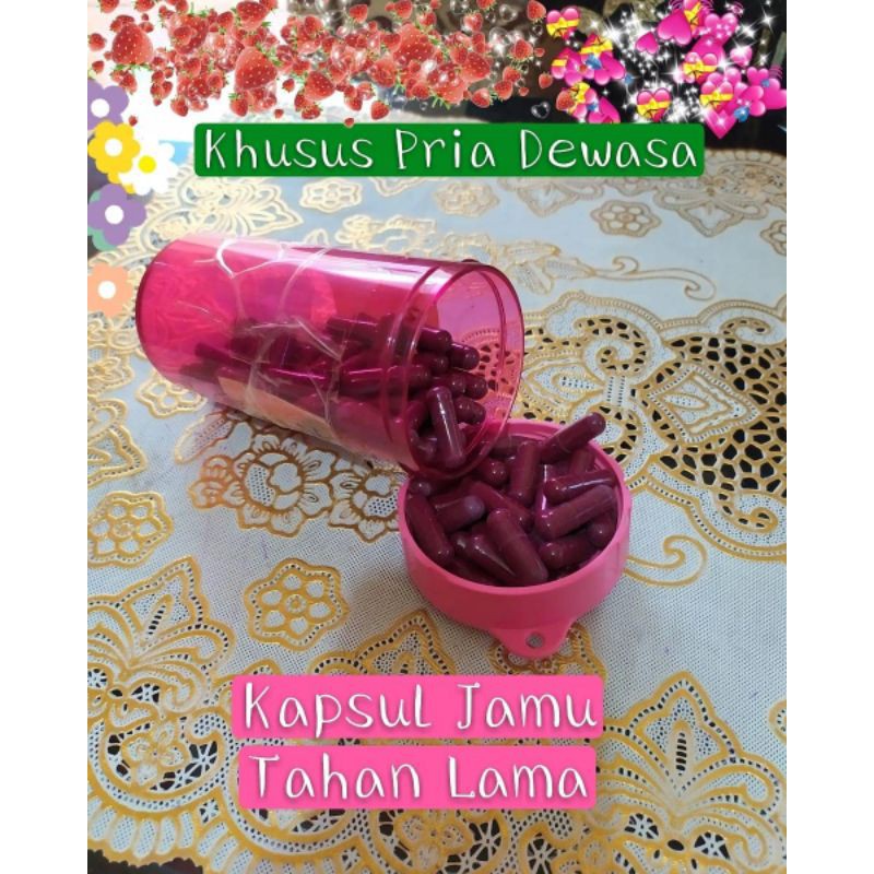 Obat Stamina Kuat Semangat isi 5 Kapsul