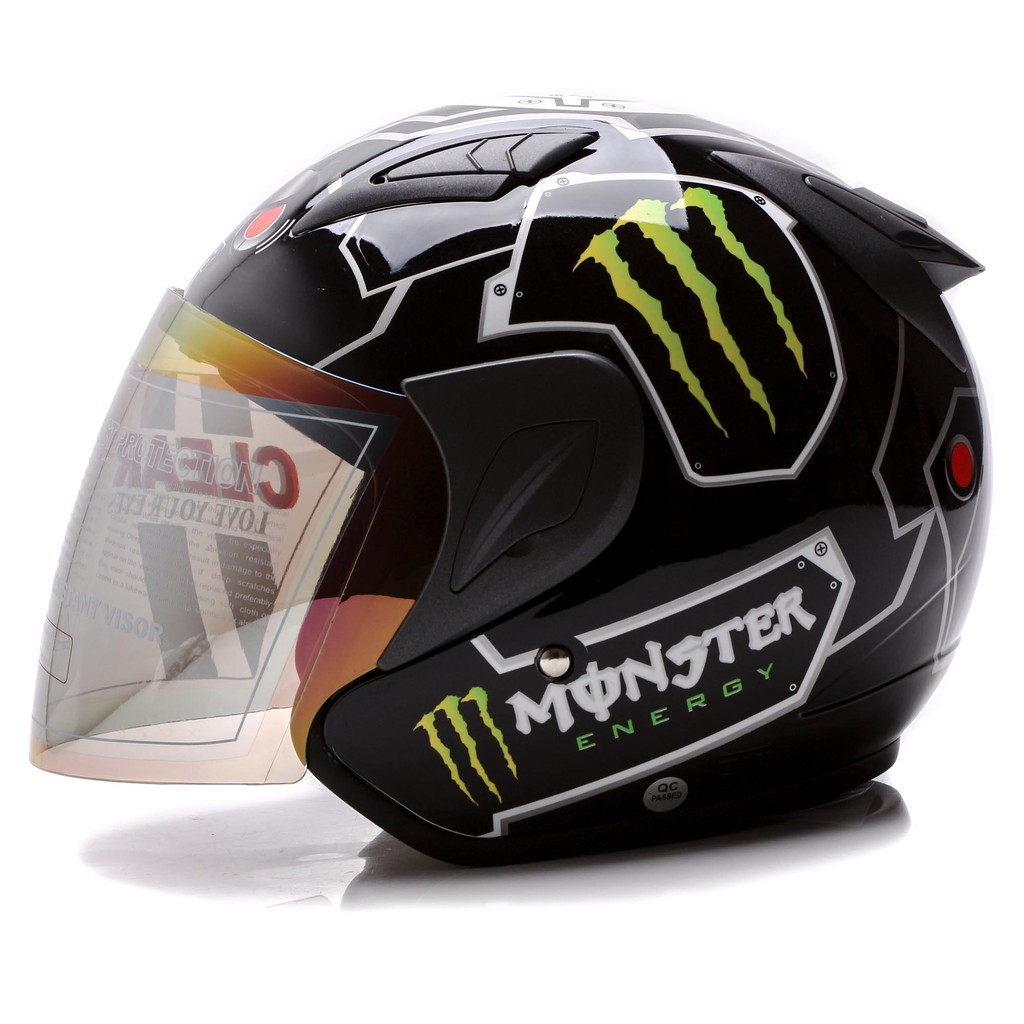 [Helm Dewasa] MSR Helmet Javelin - Monster - Hitam + Promo Gratis Jaring Helm
