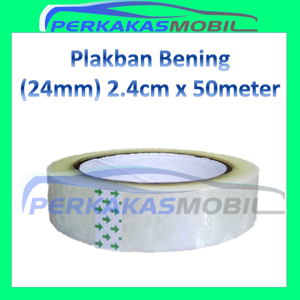 

Lakban Selotip Isolasi Solasi Solatip Plastik Bening Transparan 24mmx50meter 60 yard Adhesive Tape