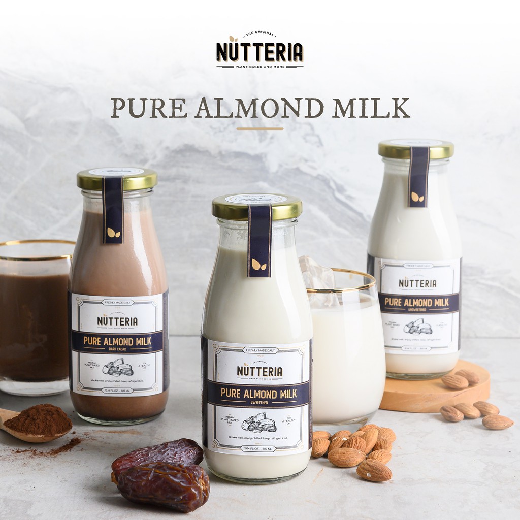 

Pure Almond Milk 300ml - Nutteria Susu Almond