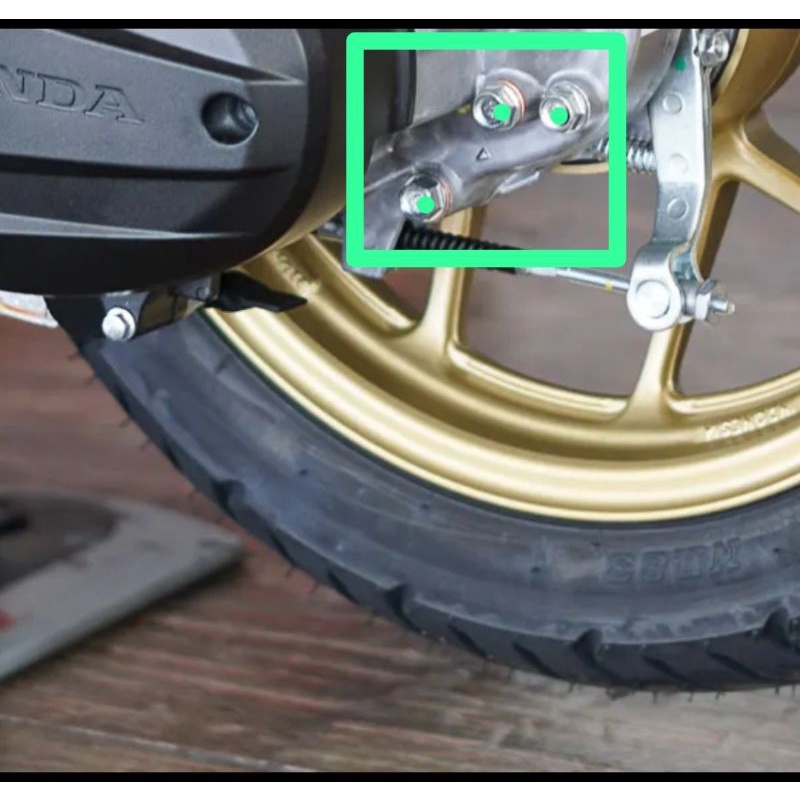 BAUT STAINLESS 2KUNCI GARDAN RENGKES VARIO 125 VARIO 150