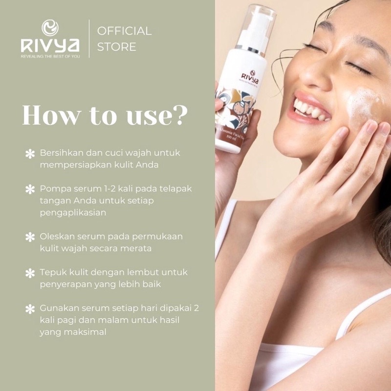 Rivya Backhousia Facial wash 100ml