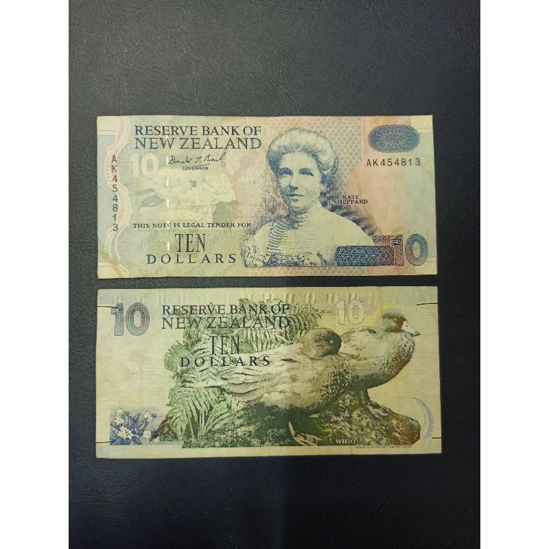 NEW ZEALAND 10 DOLLAR 1992 UANG ASING