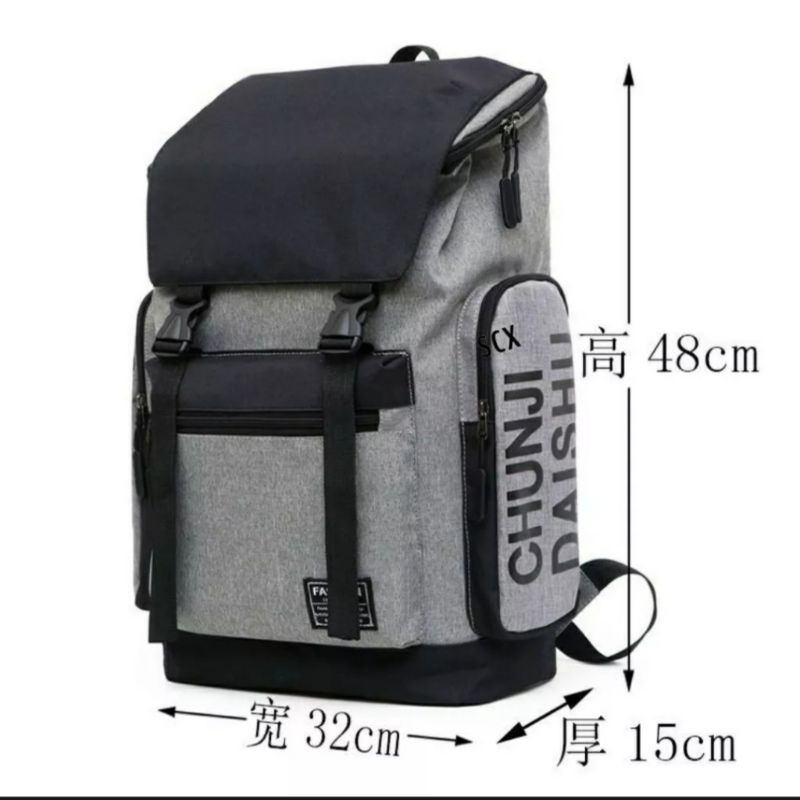 ANATA ID TAS RANSEL PRIA TERBARU CHUNJI ( BAGKPACK KANVAS TEBAL )TERMURAH RANSEL TAS RANSEL PRIA DIS