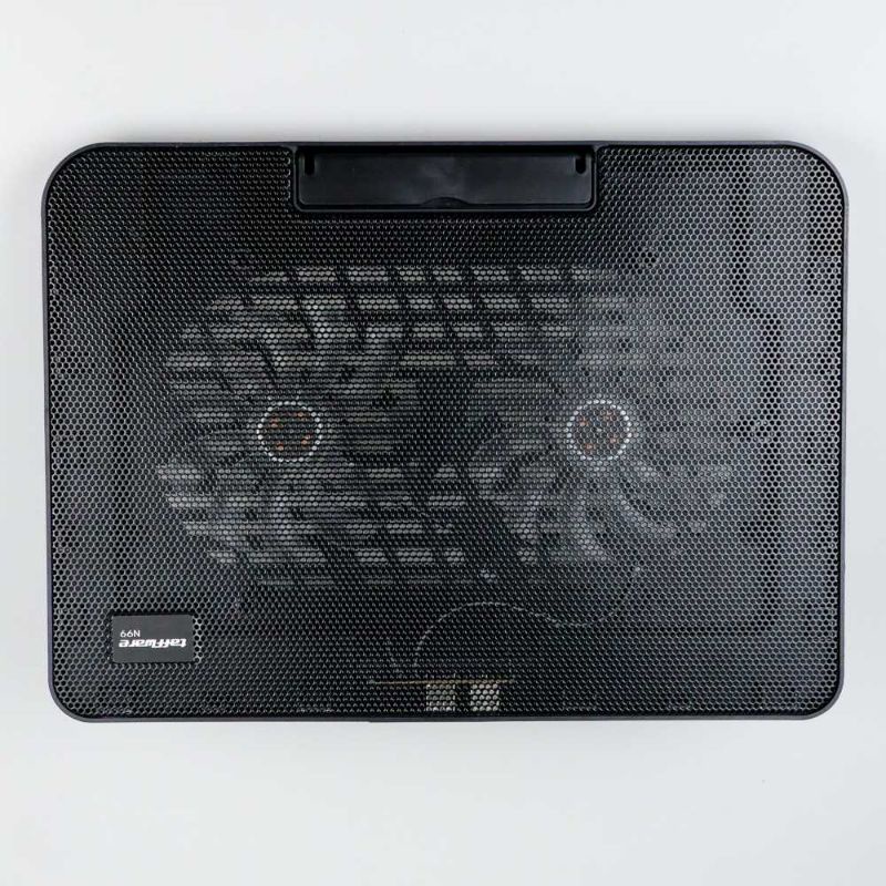 Cooling Pad Laptop Kipas Pendingin Laptop 2 Kipas Fan Portable 14 15 16 17 Inch Adjustable Stand 140mm Taffware