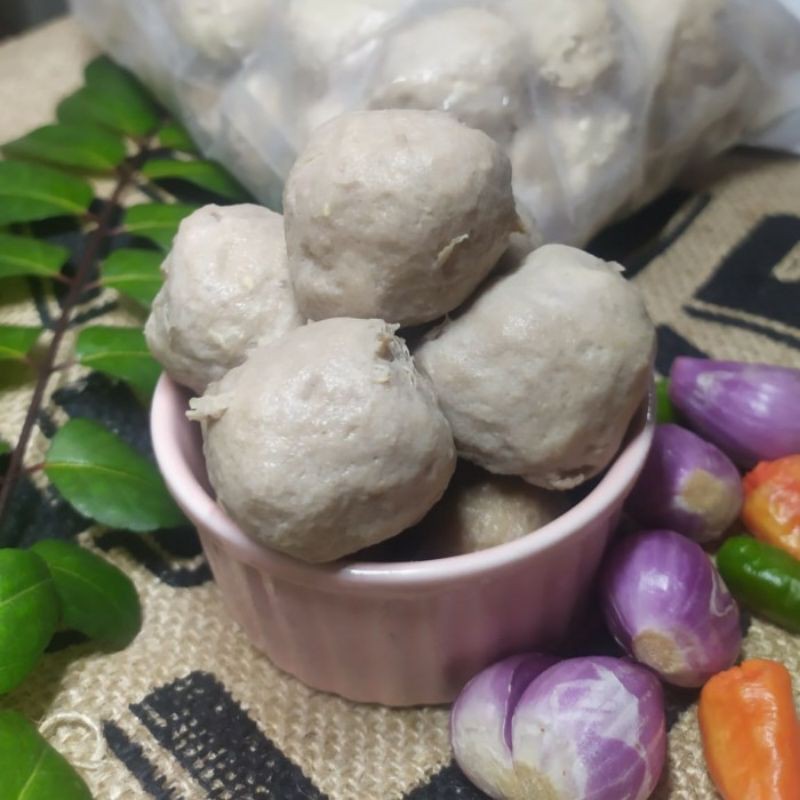 

BAKSO SAPI KUALITAS SB SUPER ISI 50PCS BERAT +-900GR ; BAKSO SB SUPER