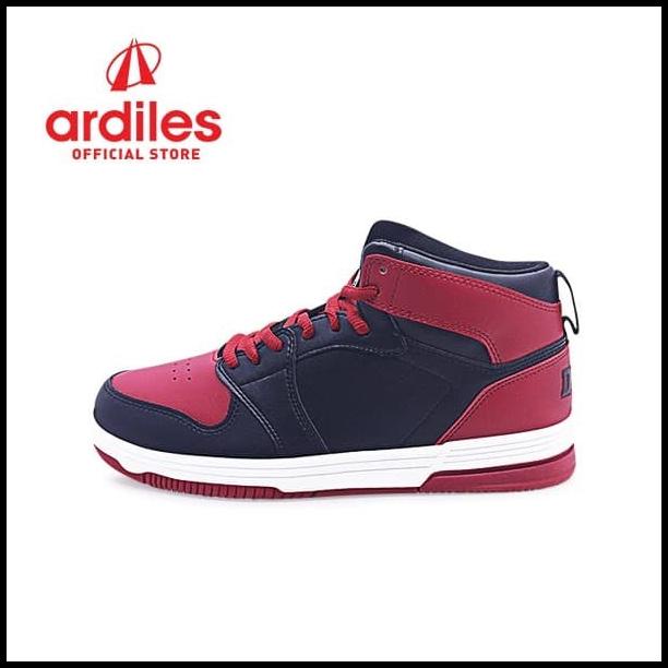 Ardiles Men Crimson Sepatu Basket - Hitam Merah