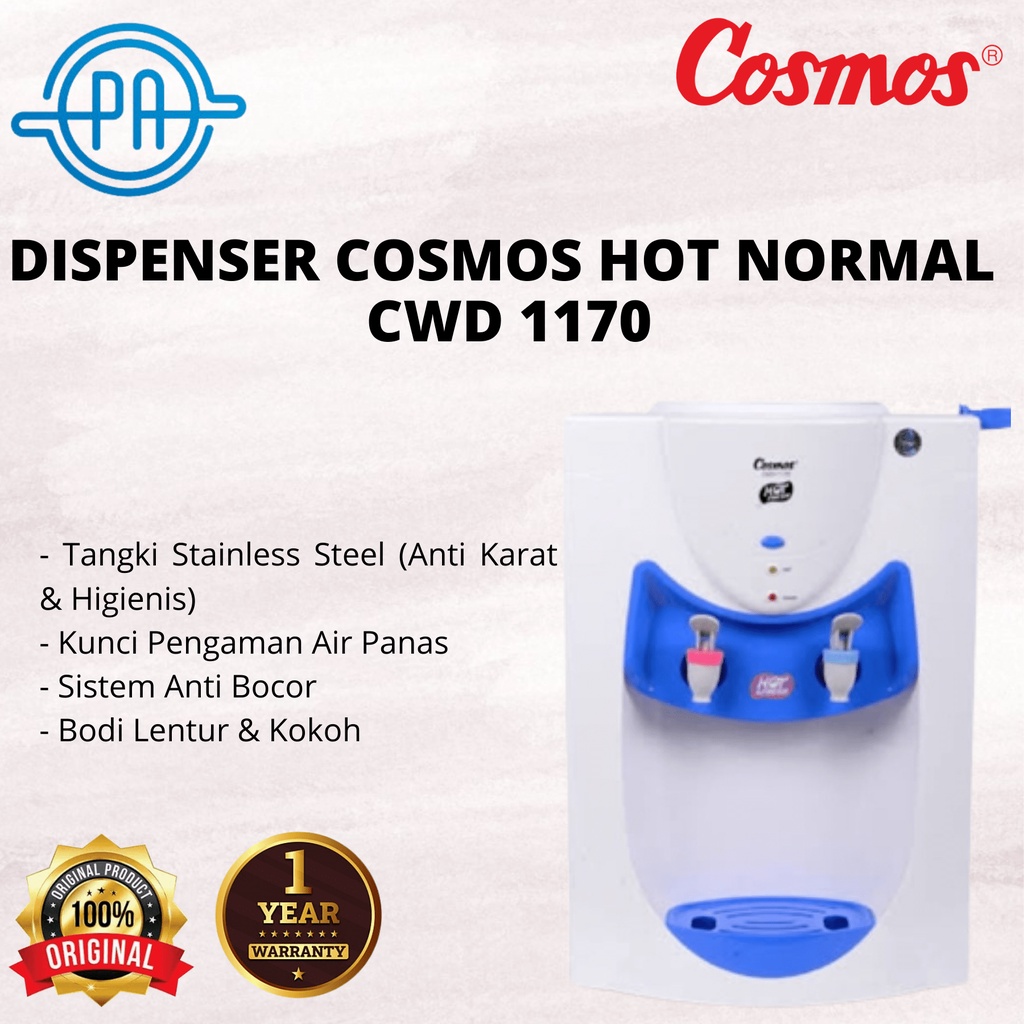 DISPENSER AIR COSMOS HOT &amp;FRESH CWD1170 2 KERAN CWD 1170