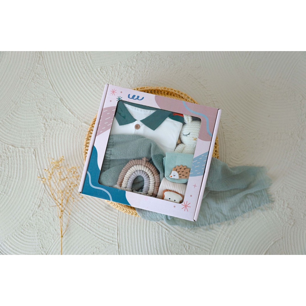 Wolf Box - Baby Gift Box - Kado Lahiran Bayi Parcel - Hadiah Hampers Newborn Supernova Supershop