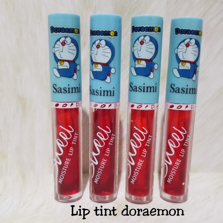 Liptint Sasimi Doraemon Panjang Special Edition Aloe Vera 99 Persen Sulli Lip Tint Lip Gloss