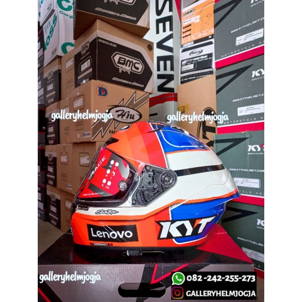 KYT NZ RACE PIRRO WITH SPONSOR M L XL