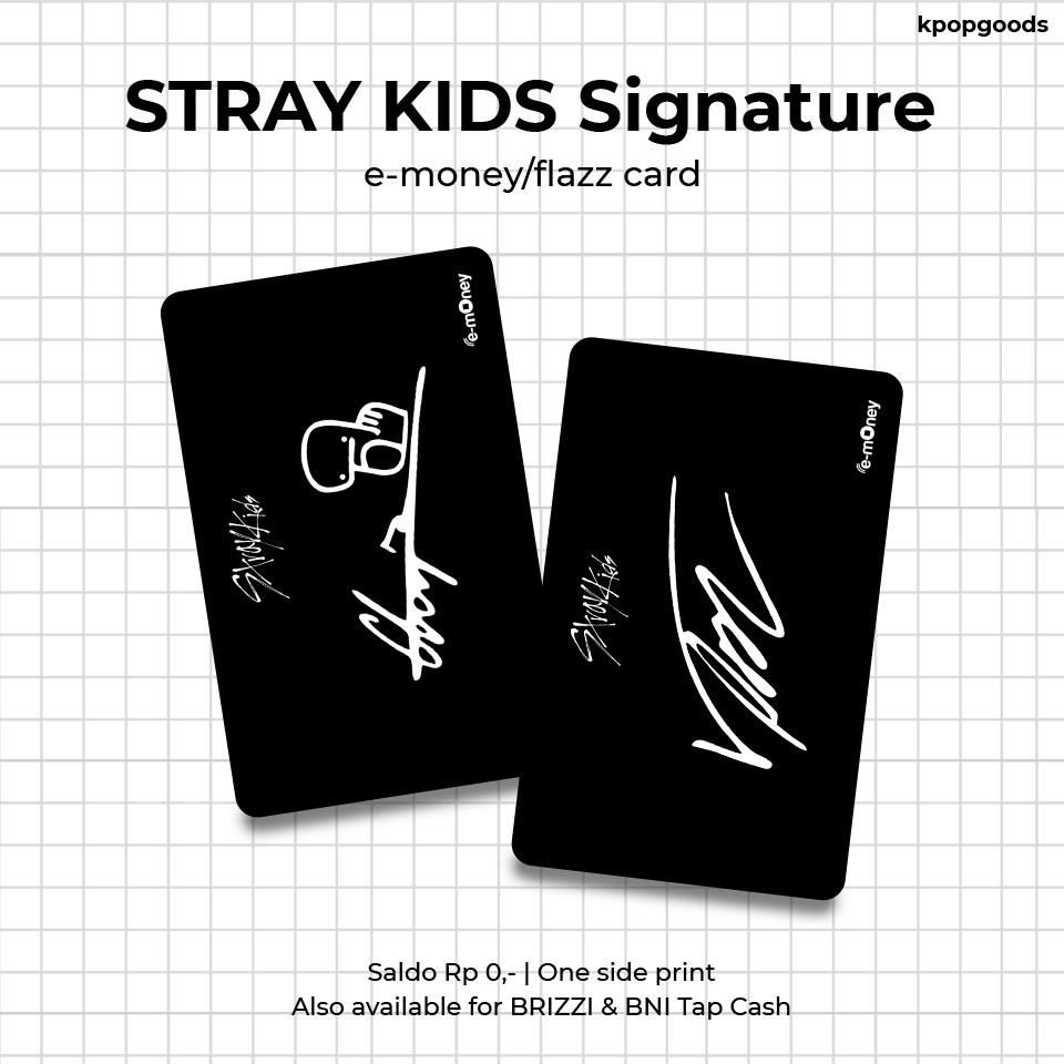 PRE ORDER!! E-MONEY/FLAZZ STRAY KIDS Signature