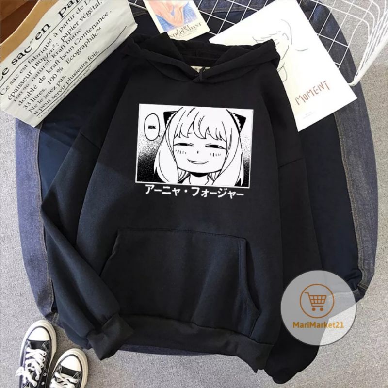 Jacket Jaket Jamper Hoodie Hodie Hodi Hoodi Sweater Switer Switter Sweter Sweatshirt Anime Spy x Fam