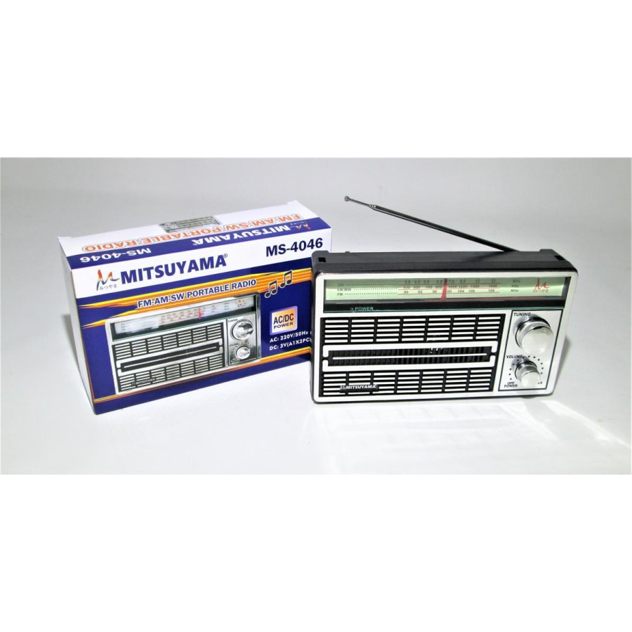 Radio Jadul Murah MODEL PANASONIC RADIO AM FM Klasik merk MITSYUYAMA