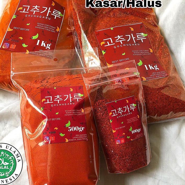 

GRATIS ONGKIR✅Gochugaru 500 gram HALAL - Gochukaru Bubuk Cabai Korea Kimchi|KD3