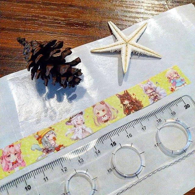 

Share Washitape Sample Chibi Girl 20cm x 1.5cm - Share Washi tape - Share Washitape versi bagi bagi