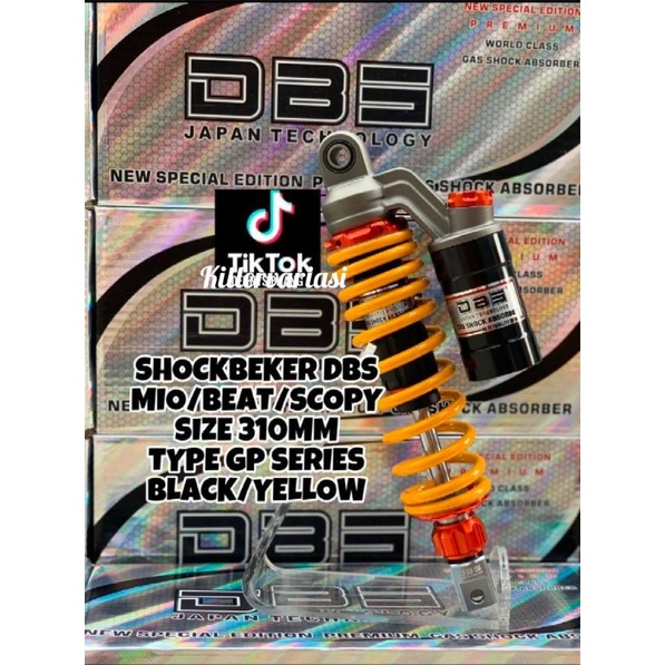 SHOCK TABUNG ATAS METIC DBS MODEL GP SERIES MIO BEAT VARIO 110 SCOOPY DLL