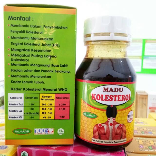 

Madu Kolesterol Mujarob 350gr