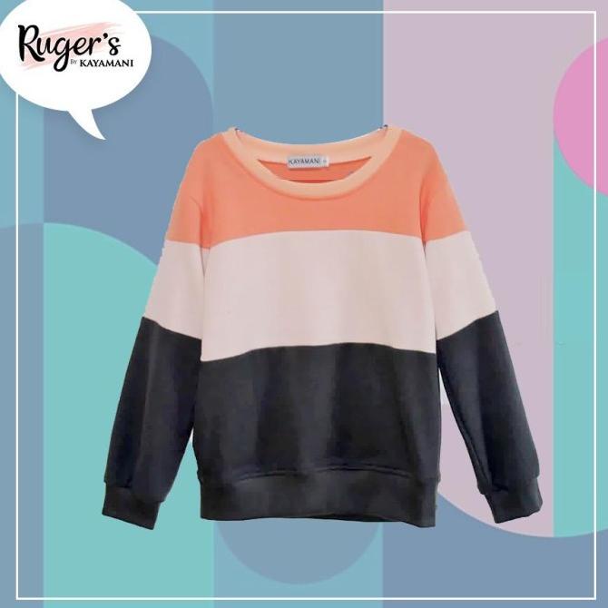 Rugers By Kayamani - Sweater Kids - Stripe Peach