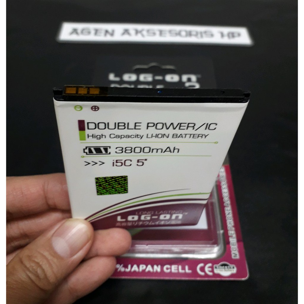 Baterai Advan i5C 5.0 inchi Batre LOG-ON Double Power IC Battery 2 IC