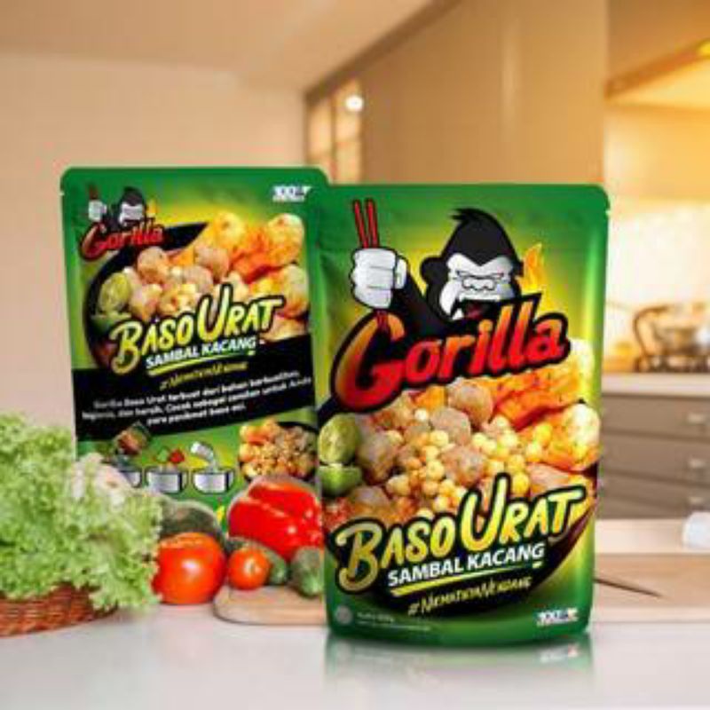 

Gorilla Baso Urat Sambal Kacang 200Gr