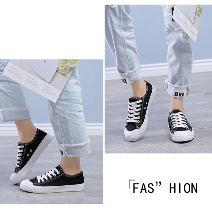 Kano style 35000 candy color all-match sepatu kanvas wanita Korea