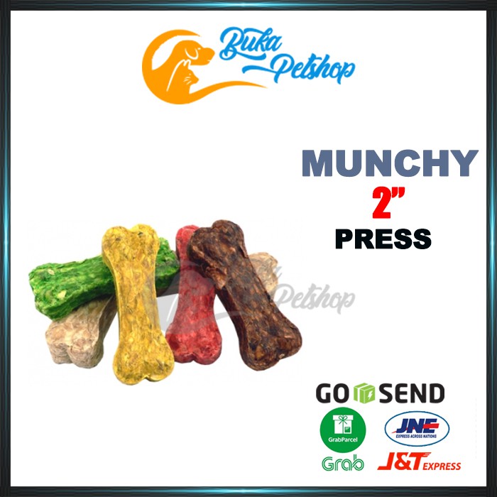 Tulang Anjing Munchy Press Bone 2&quot; Ecer