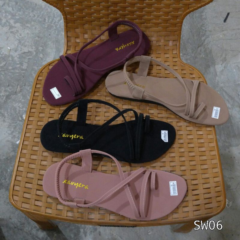 BORNEO SW06  SENDAL JEPIT TALI LUCU DAN CANTIK