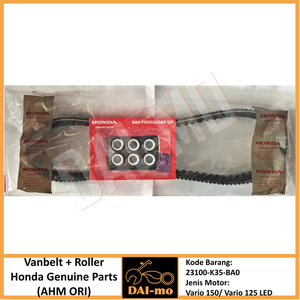 Vanbelt Vario 125 LED K35-BA0 Honda Asli/ AHM ORI/ Vanbel/ van belt/ v-belt/ v belt