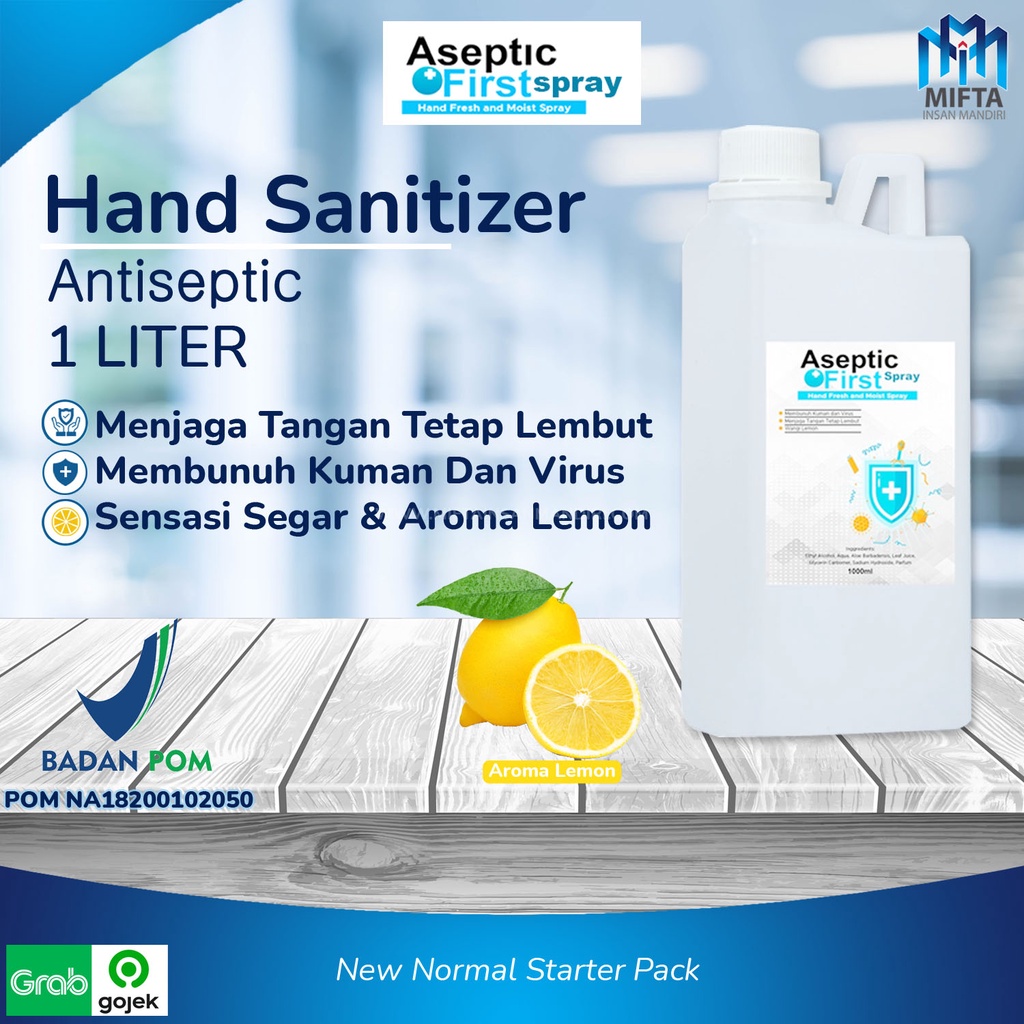 HAND SANITIZER CAIR 1 LITER / ASEPTIC FIRST CAIR 1000ML / SANITIZER