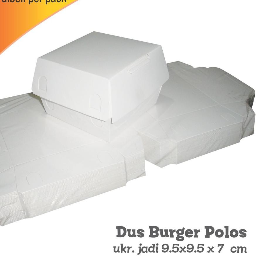 

℡ ☛zd⋆ Box Burger POLOS Foodgrade ✖яqq✖