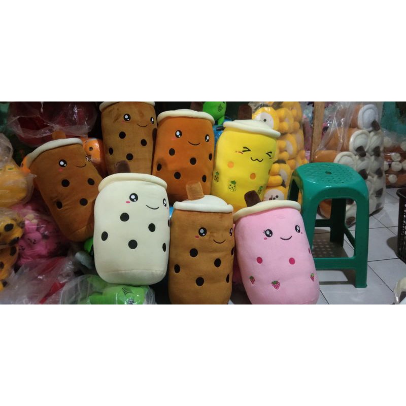 BONEKA BOBA JUMBO BUBBLE MILK TEA SIZE (XL)