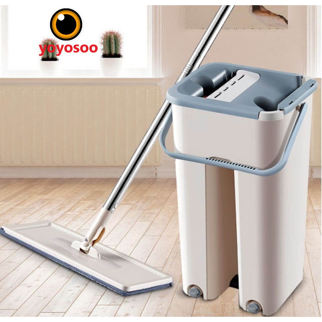 Alat Pel Praktis Ultra Mop Briny Brown Bentuk Persegi Panjang untuk Perlengkapan Rumah FREE 2 kain