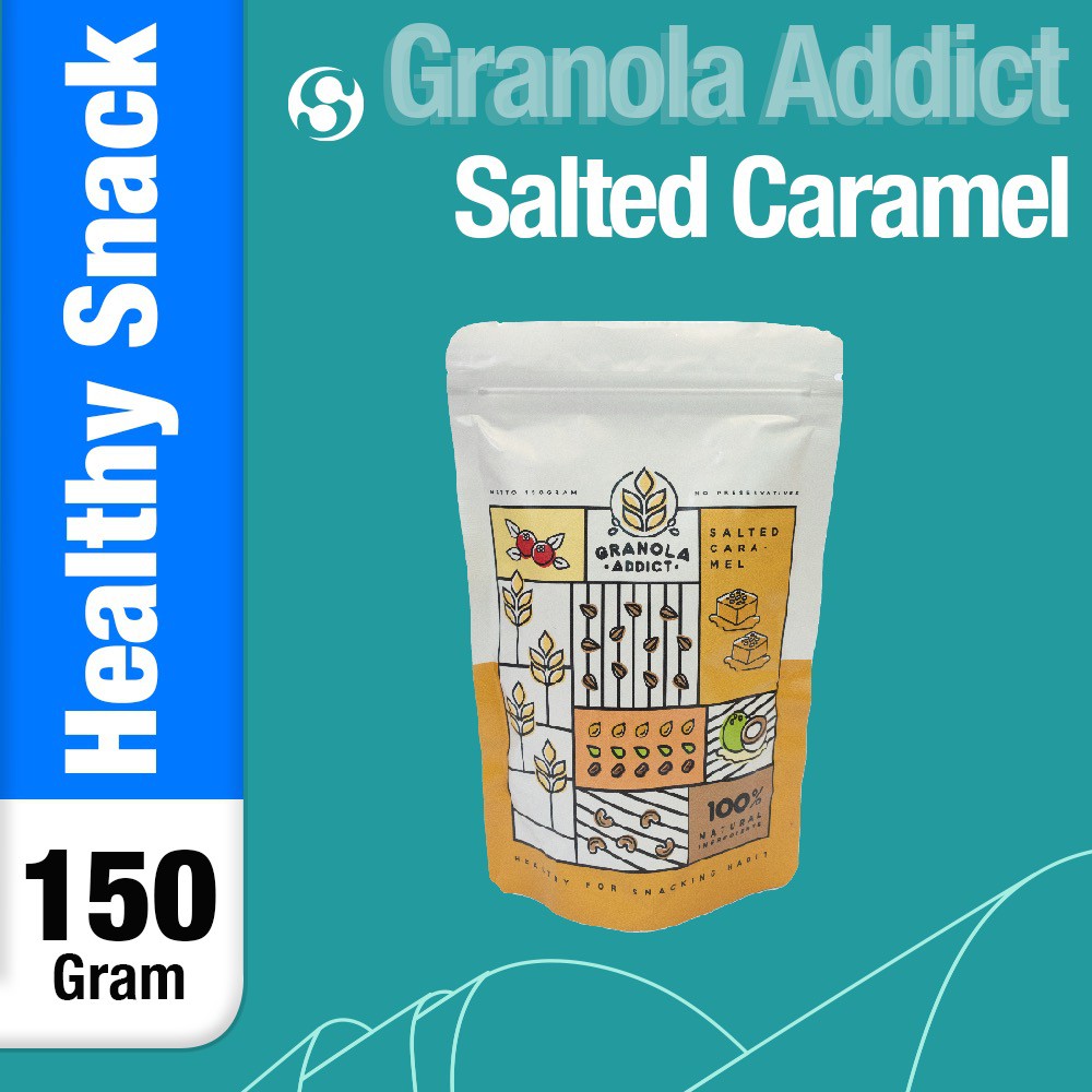 Granola Salted Caramel 150g (healthy snack)