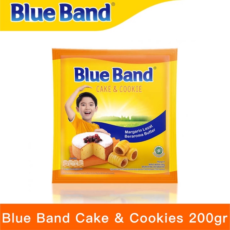 

BLUEBAND CAKE & COOKIE 200gr - Margarine Beraroma Butter