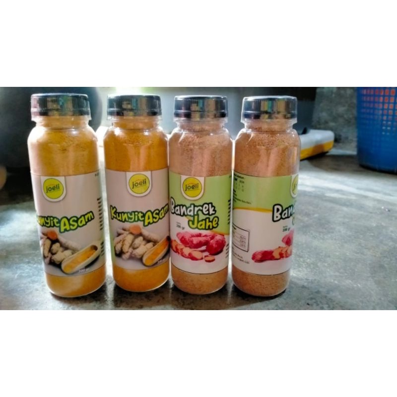 

joeli bandrek jahe & joeli kunyit asem