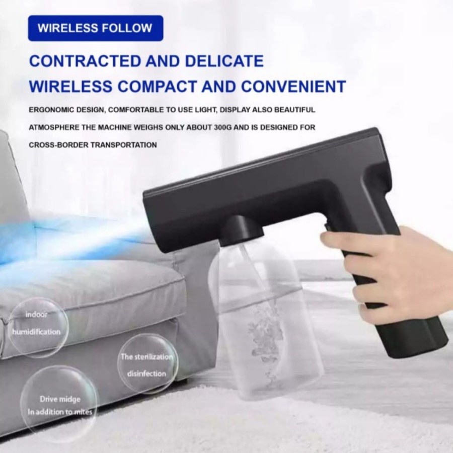 Nano Spray Disinfectant UV Spray Gun Wireless 100%