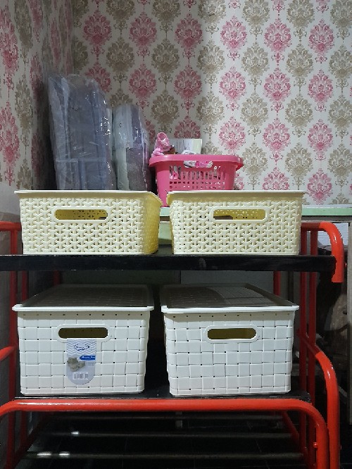 Anekagrosir | Rumah Tangga - Keranjang Amerta Basket - Keranjang Serbaguna 7040m Dengan Tutup