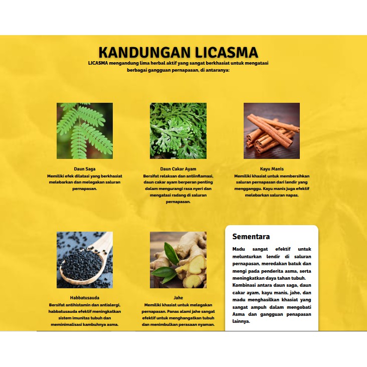 Obat Licasma Madu Herbal Shopee Indonesia