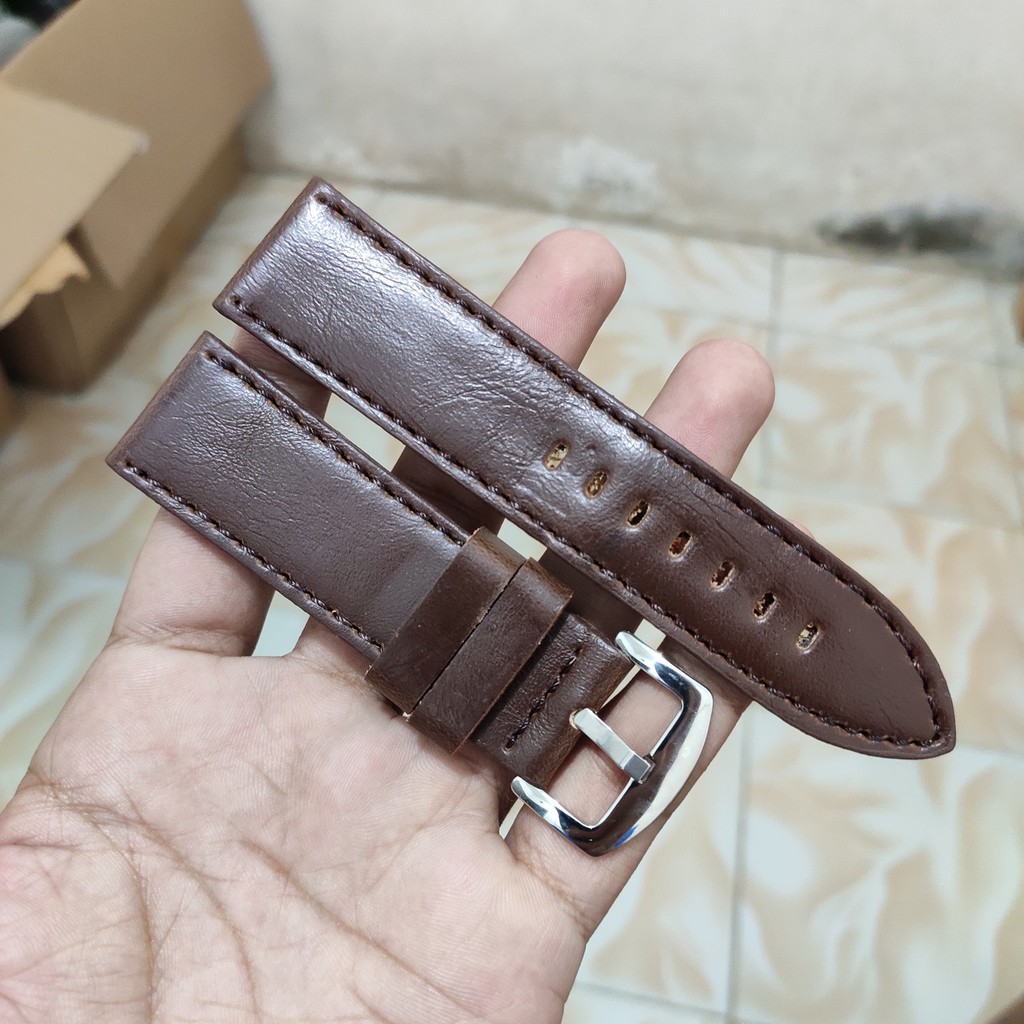 STRAP TALI JAM TANGAN DRAK BROWN COKLAT TUA MURAH