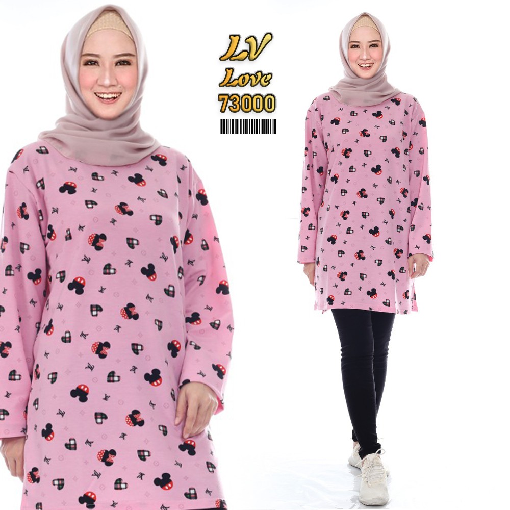 Tunik Import Jumbo Lv Love